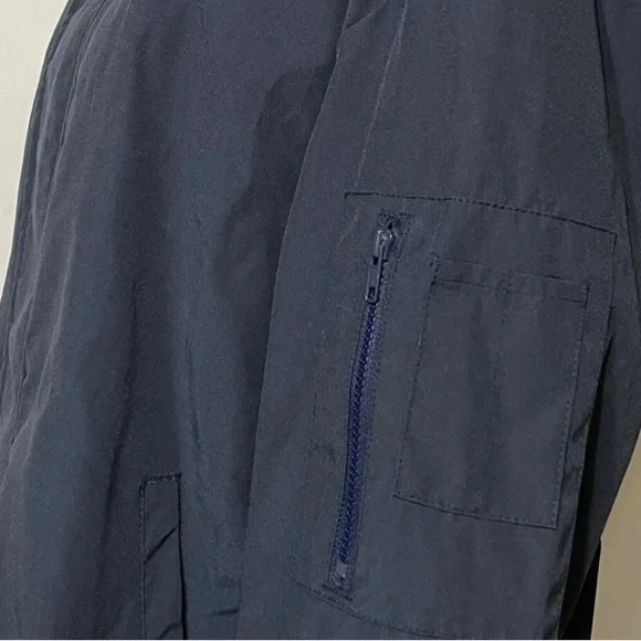 Made in USA Riverside Flexbac Work Jacket Full Front Zip Shoulder Pocket Sz 50L - Picture 10 of 11